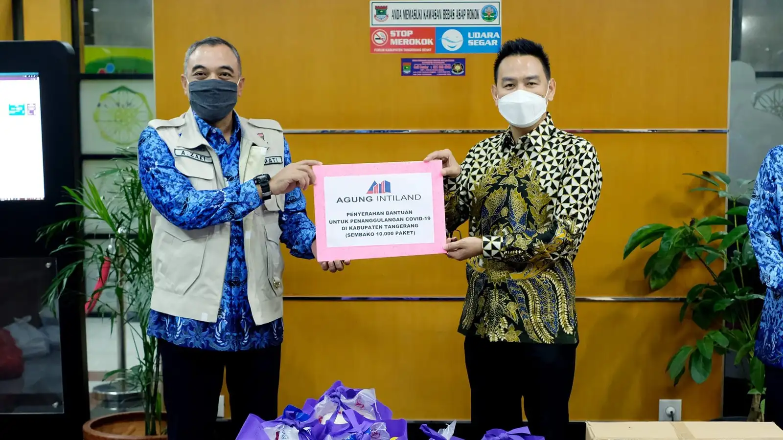 Agung Intiland Memberikan Bantuan Sosial untuk Covid – 19